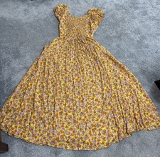 Easel Summer Floral Dress, Size Large
