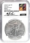2024(P) SILVER EAGLE PHILADELPHIA STAR PRIVY FIRST DAY ISSUE NGC MS70 GAUDIOSO