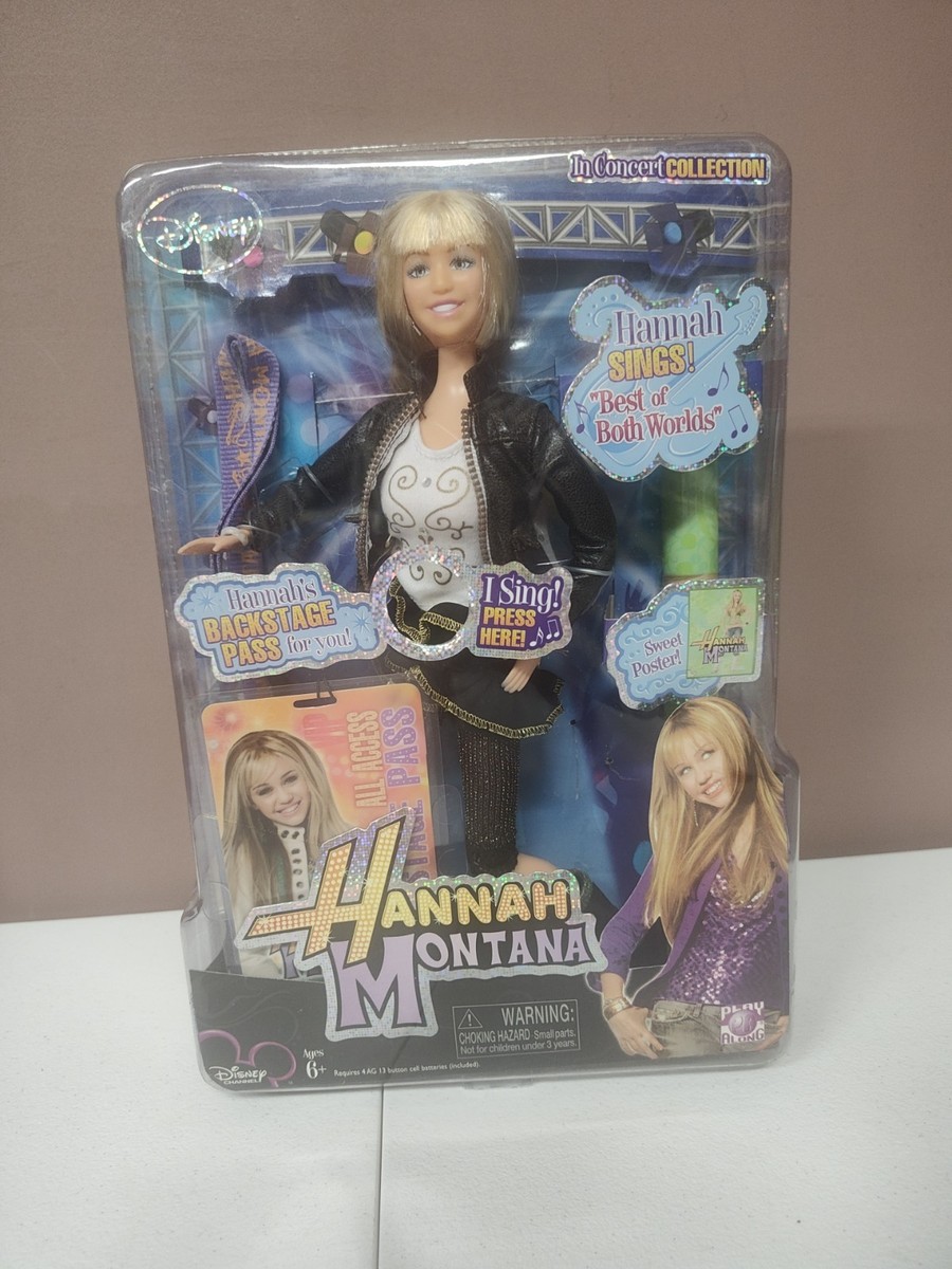Retired Hannah Montana Doll Concert Collection Best Of Both Worlds