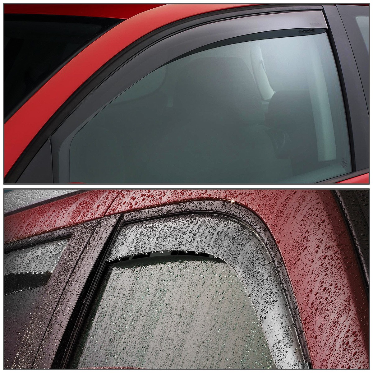 Compatible with 09-14 Genesis Sedan BH 4pcs Tape-On Window Visor Def