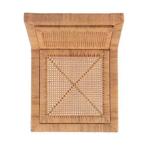 Butler Specialty Company Brielle 24" Rattan Counter Stool with Back - Natural - Picture 6 of 7