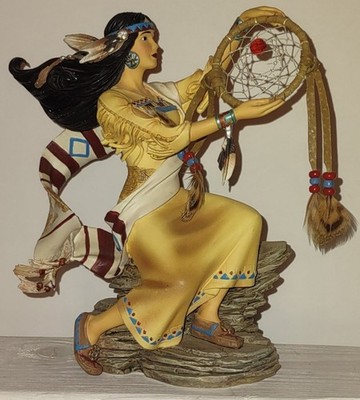 Vintage The Hamilton Collection 2000 Gentle Winds Of Love A Maidens Path Figure