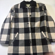 Pendleton Originals Wool Blend Buffalo Plaid Coat Jacket Womens Small Checkered