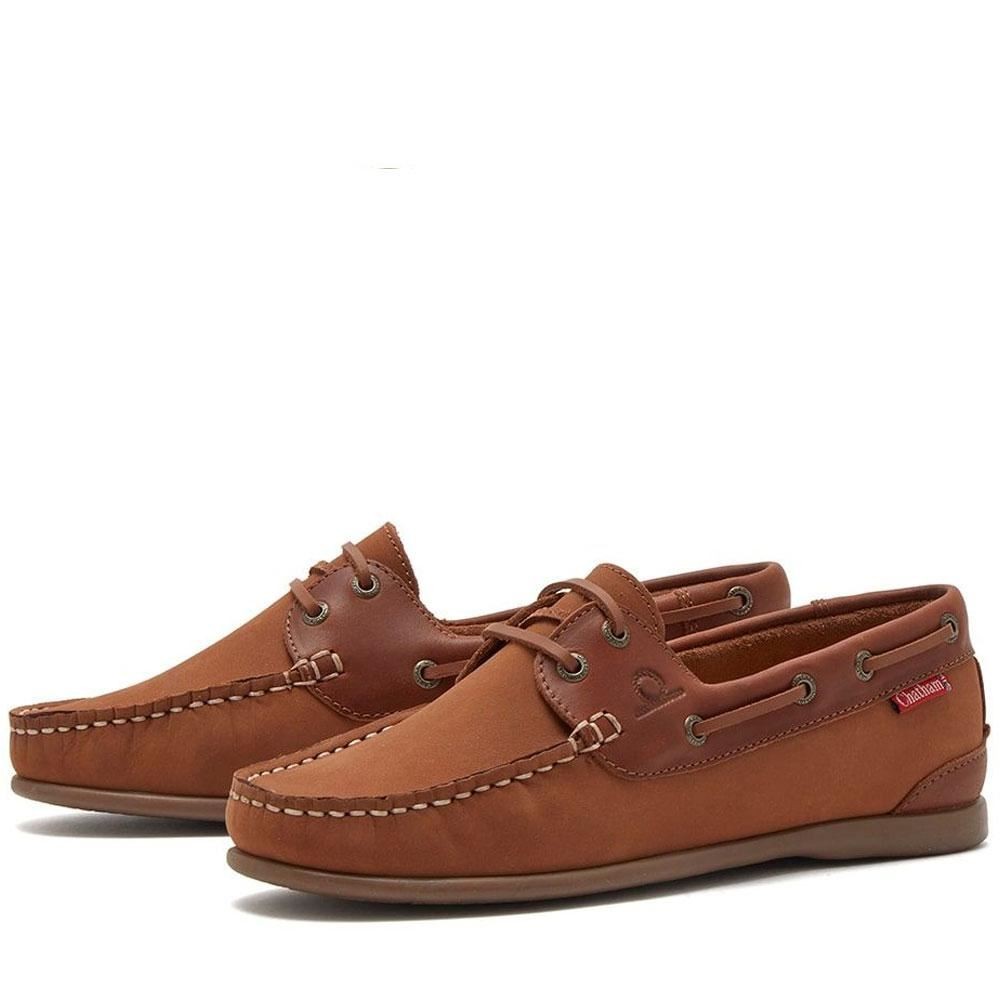 Chatham Penang Womens Deck Shoes Tan 3 (36)