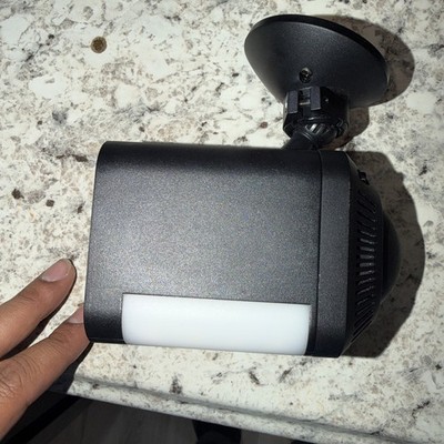 Ring Spotlight Cam Plus, Battery - Black . Two Batteries