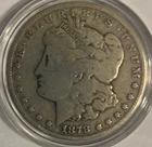 1878 cc morgan silver dollar (f-vf)