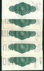 ((5 CONSECUTIVE)) $1 1934 The County of Atlantic - School Scrip -New Jersey — photo 2