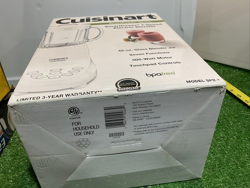 New Cuisinart SPB-7 White Electric Blender 500W 40Oz Glass Jar 7-Speed Rare NIB - Picture 8 of 13