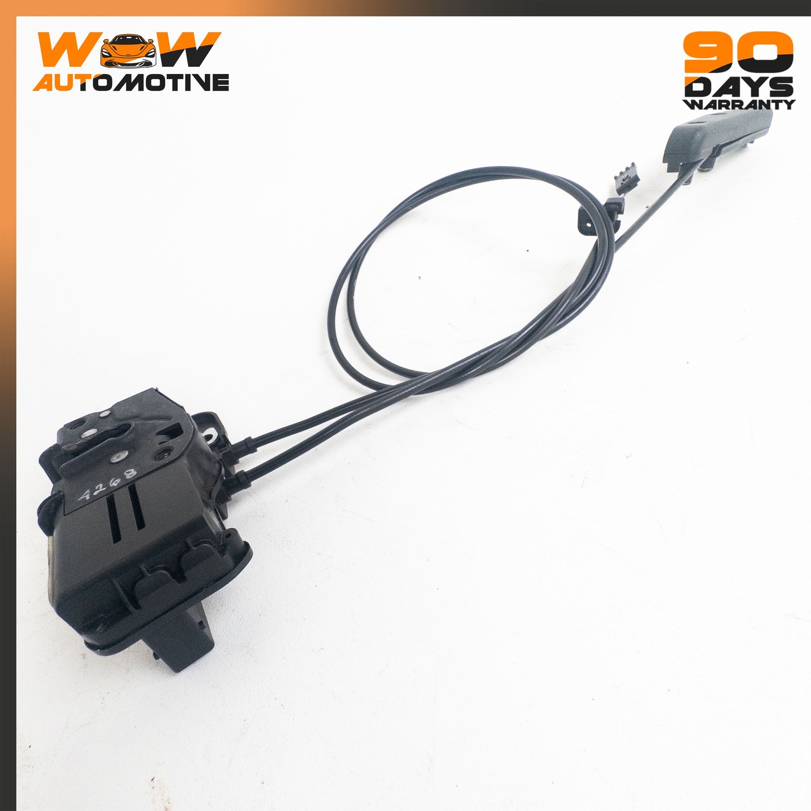 04-13 CHEVROLET CORVETTE C6 XLR LEFT DRIVER SIDE DOOR LOCK HANDLE CABLE OEM