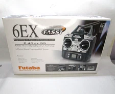 FUTABA 6EX Fasst 2.4 GHz SS T6EX  Transmitter R/C Airplane 6 Channel Open box