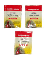 Durvet Three Packs 5 Gm Poultry Vitamins