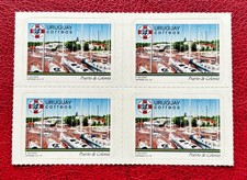URUGWAJ * PORTY URUGWAJSKIE "PUERTO DE COLONIA" - YVERT#1613 - 4 ZNACZKI BLOKOWE
