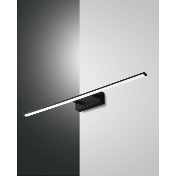 Led Wandleuchte Nala, IP44, 75Cm, 15W 3000K 1350Lm, Schwarz-image