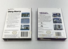 Dirty Harry & Days of Thunder giochi Nintendo NES completi, CIB, USA