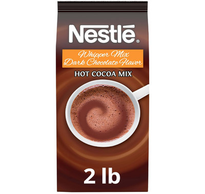 Nestle Hot Chocolate Mix, Whipper Mix, Dark Chocolate Flavor Hot Cocoa, Bulk Whi
