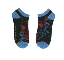 Batman DC Comics Superhero Red Outline Men's ankle socks