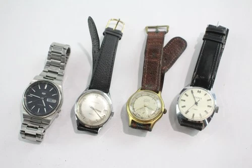 Mechanical Vintage Watches Seiko Sekonda UNTESTED x 4