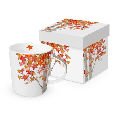 PPD Tasse Leaves are falling Henkelbecher im Geschenkkarton Trendmug 0,4L