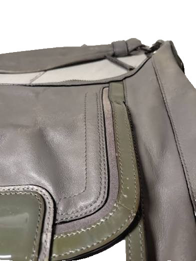 AUTHENTIC COACH 18287 KRISTIN Gray Python Croc Le… - image 4