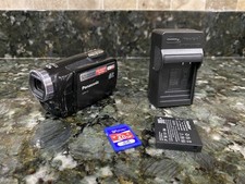 Panasonic SDR-S7P Video Camera w/ Battery, Charger, 4gb SD Card,