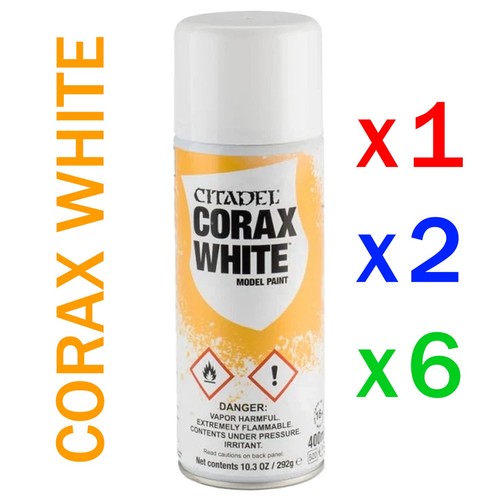 Citadel CORAX WHITE Spray Warhammer 40K Primer Layer Paint AoS Games Workshop