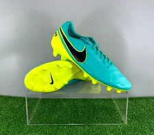 Nike Tiempo Mystic V FG 819236-307 US10.5 UK9.5 Blue boots Cleats mens Football