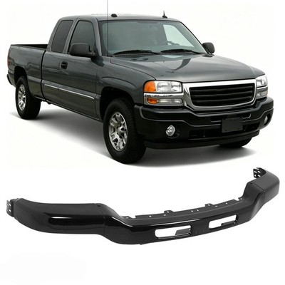 For 2003-2007 GMC Sierra 1500 Classic Front Bumper Face Bar w/o Bracket Black