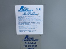 Acme 150 KVA 480X208/120V 3 Phase Dry Type Transformer NC10-00253316-3S Copper