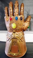 Thanos Infinity Gauntlet With Stones Gold Movable Fingers