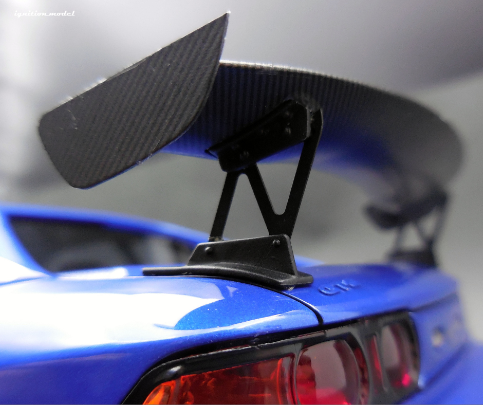イグニッションモデル　1/18 IG3337 IG3297 1/18 TRUST Greddy 34RX Blue Metallic With Engine