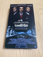 Goodfellas VHS 1991 Robert De Niro Ray Liotta Joe Pesci Mobster Gangster Classic