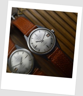 Eberhard & Co. Seltene Herrenuhr Scafodat Vintage Automatik 35,5mm Cal.250/123