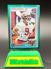 2025 Donruss Optic - Emeka Egbuka - Green Hyper Prizm - (RC)