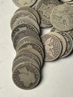 Lot of 35 Barber Silver Quarters Circulated Collection Silver Coins!