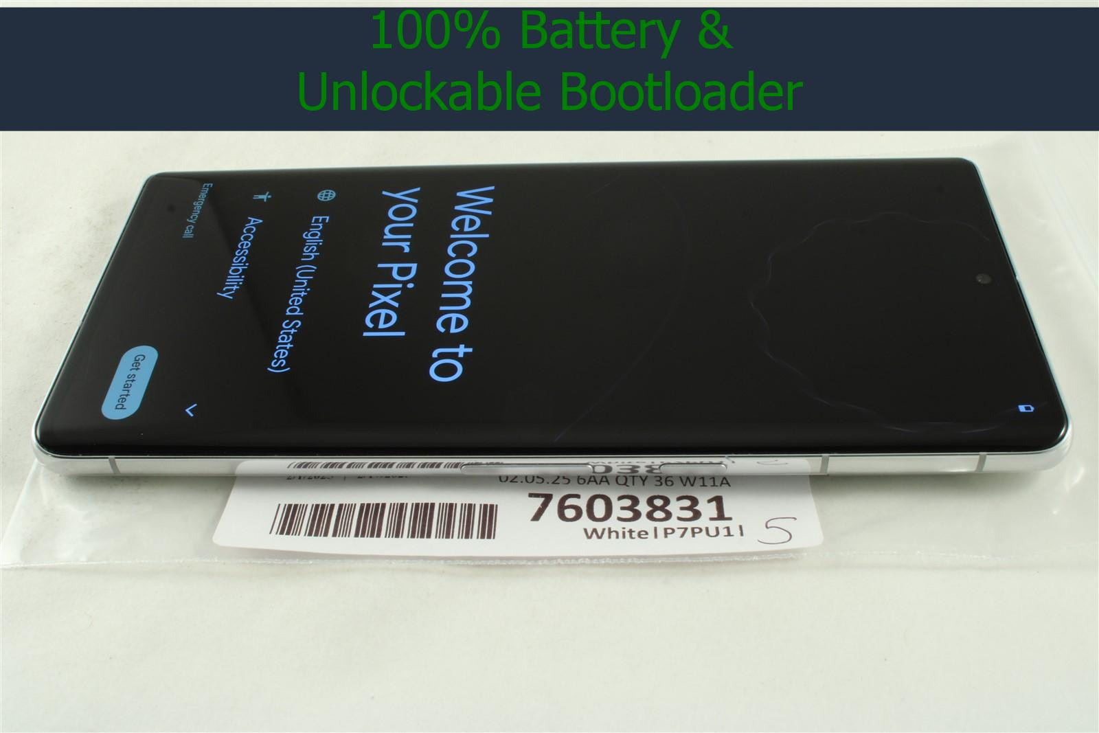 Google Pixel 7 Pro Unlocked AT&T T-Mobile Verizon Unlockable Bootloader 7603831