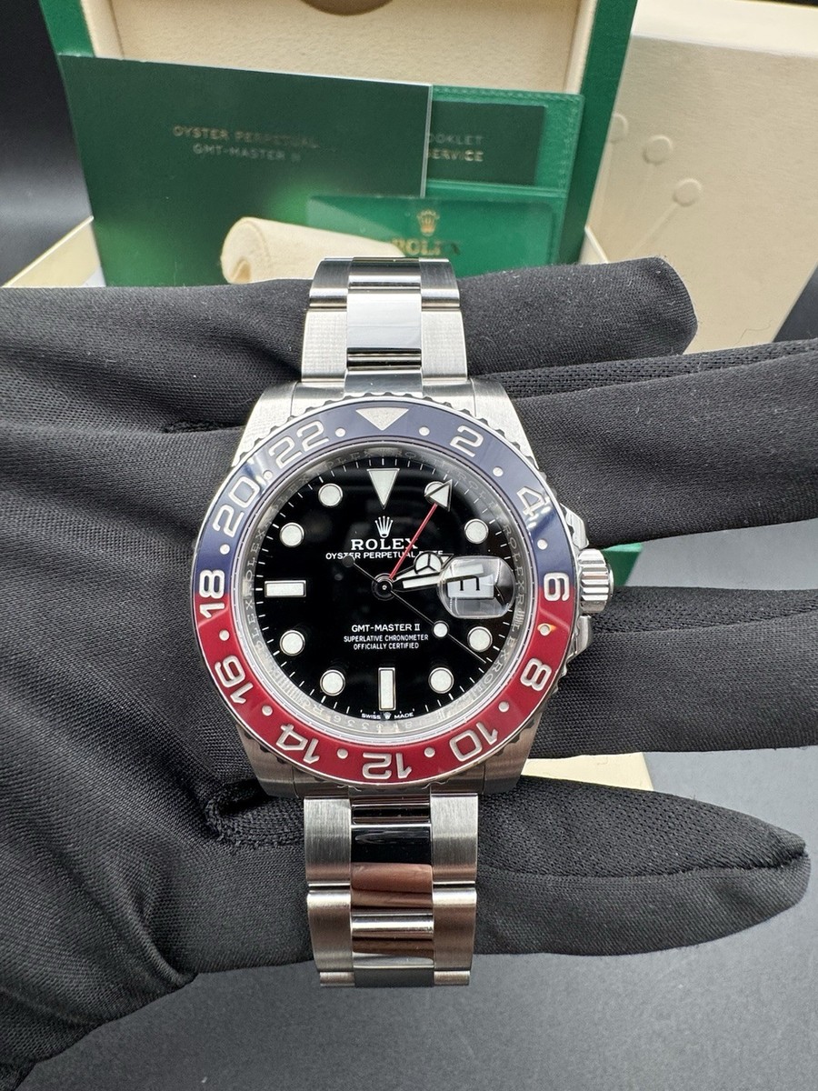 2025 Rolex GMT-Master II 126710BLRO Pepsi Steel Ceramic Oyster
