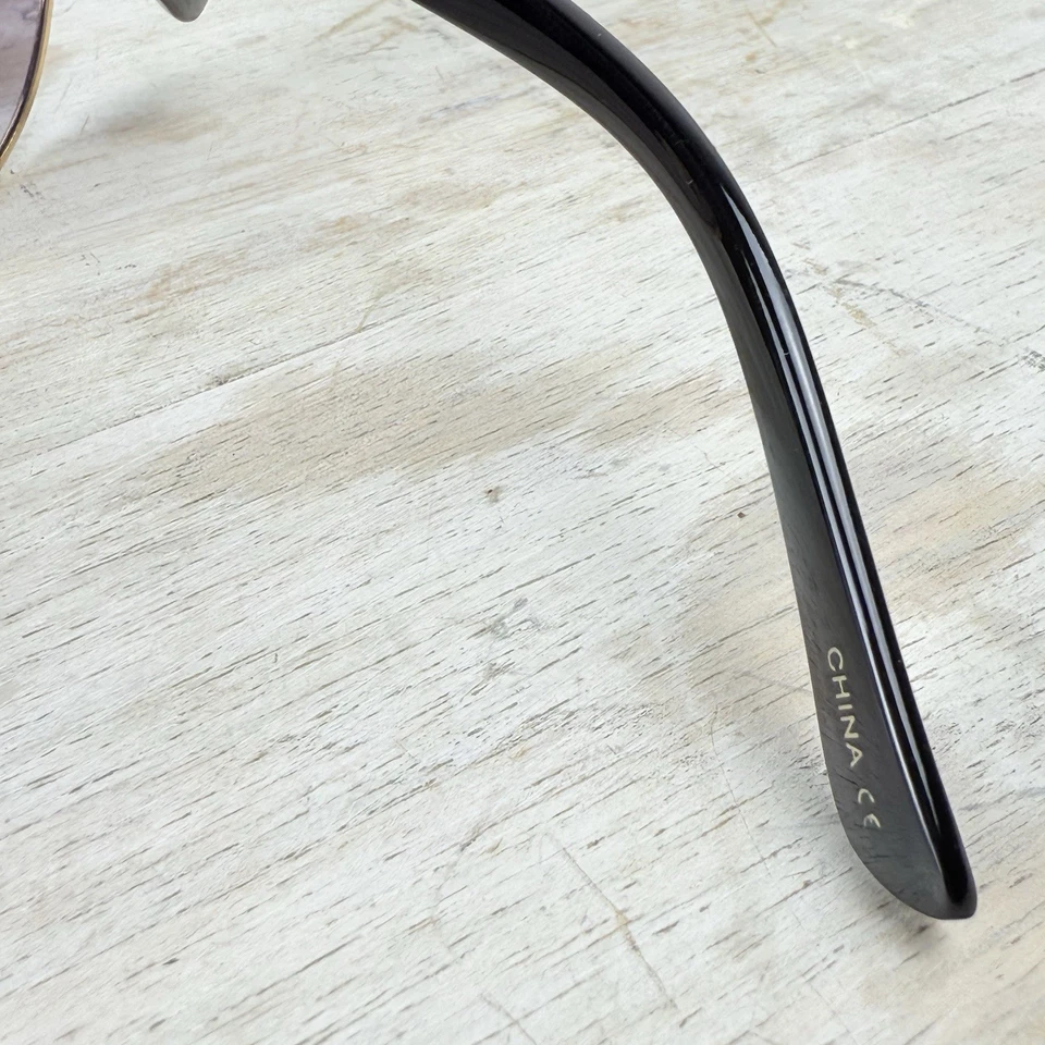 Betsey Johnson Sunglasses Women’s Catty Club Black & Purple Lenses Gucci Case - Image 4 of 4