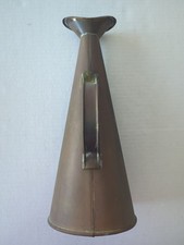 MEGÁFONO de mano vintage de latón de una sola costura director barco marítimo *grabado*