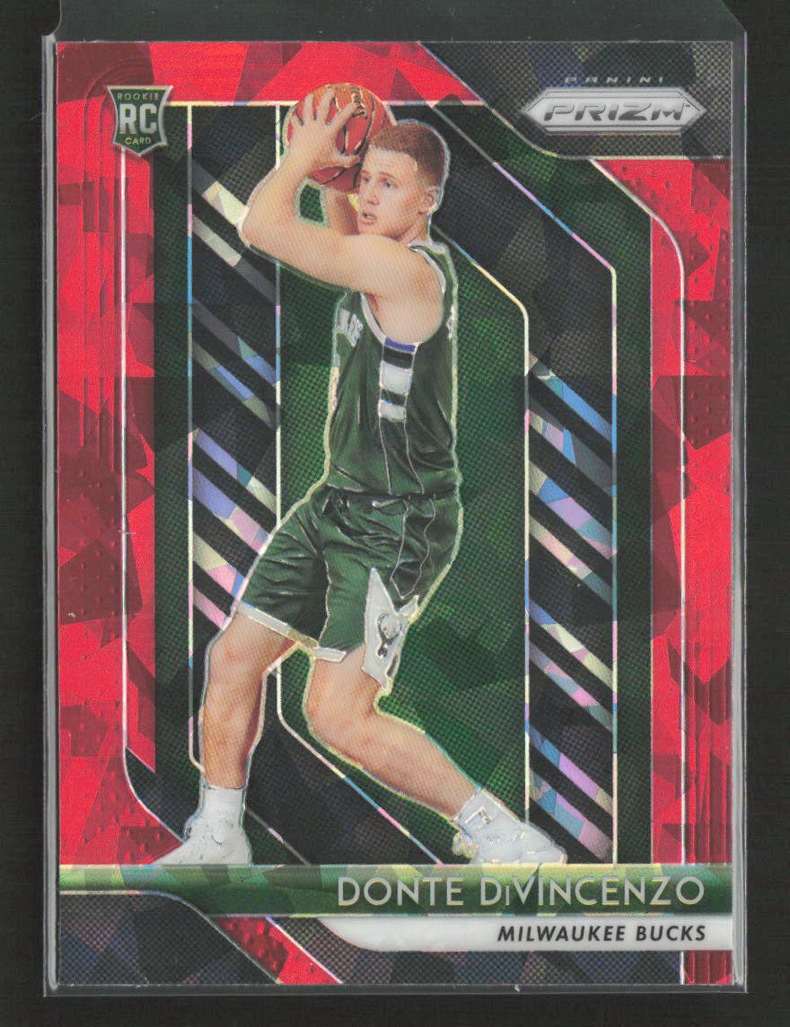 2018-19 Panini Prizm #246 Donte DiVincenzo Prizms Red Ice