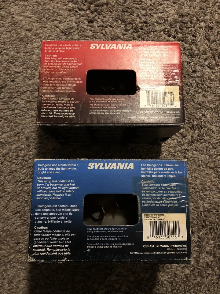 Sylvania галогенные фары дальнего света H4651 и H4656Ll галогенные плюс ближний свет XL1 - Изображение 3 из 4