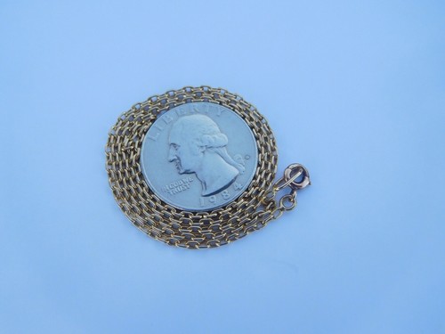 Rare French Art Nouveau Deco Early 1900s 18K Gold Necklace Pendant Chain ⛓️ - Picture 10 of 11