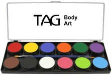 TAG Body Art 12 x 10g Color Palette