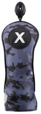 Majek Golf Club Blue and Black Camo Head Cover X Fairway Wood