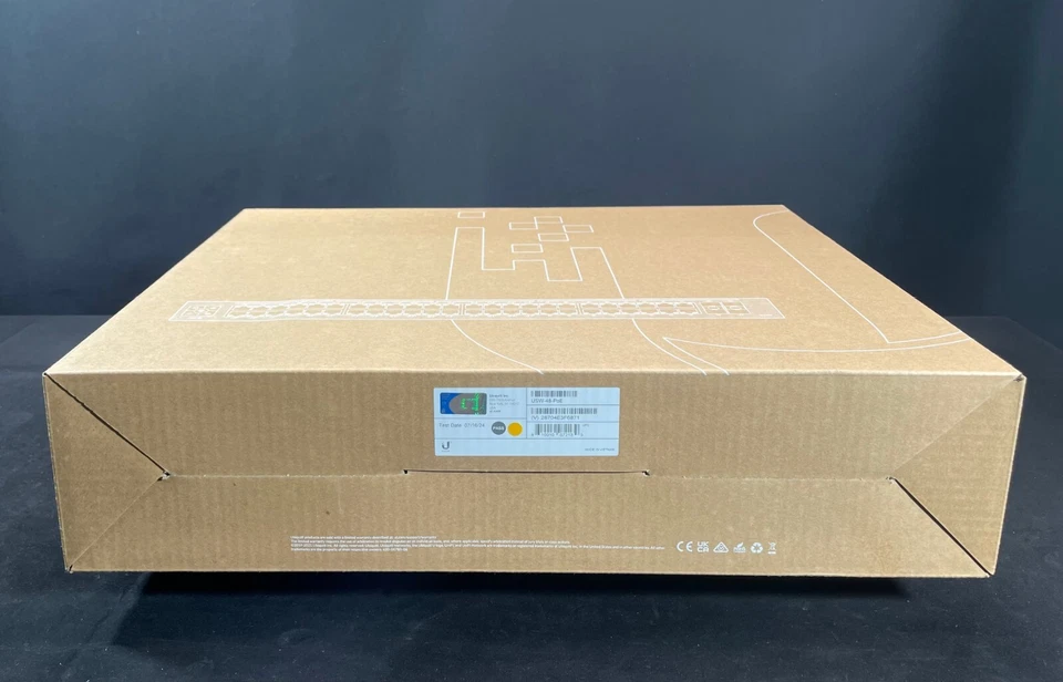 NEW Ubiquiti Unifi USW-48-POE 48 Port PoE Ethernet Switch. Same Day Shipping - Image 3 of 4