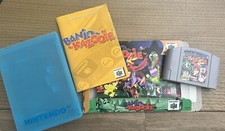 Banjo-Kazooie Nintendo 64 N64 complete w/ box  manuals. Works great 