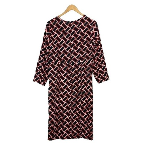 Diane Von Furstenberg DVF Silk Full Wrap Midi Dress Brown Tan Iconic Size 8  | eBay