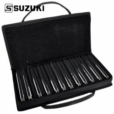 Luxury Limited Collector's Edition Japan Harmonica Suzuki Winner W24 12pcs x1set