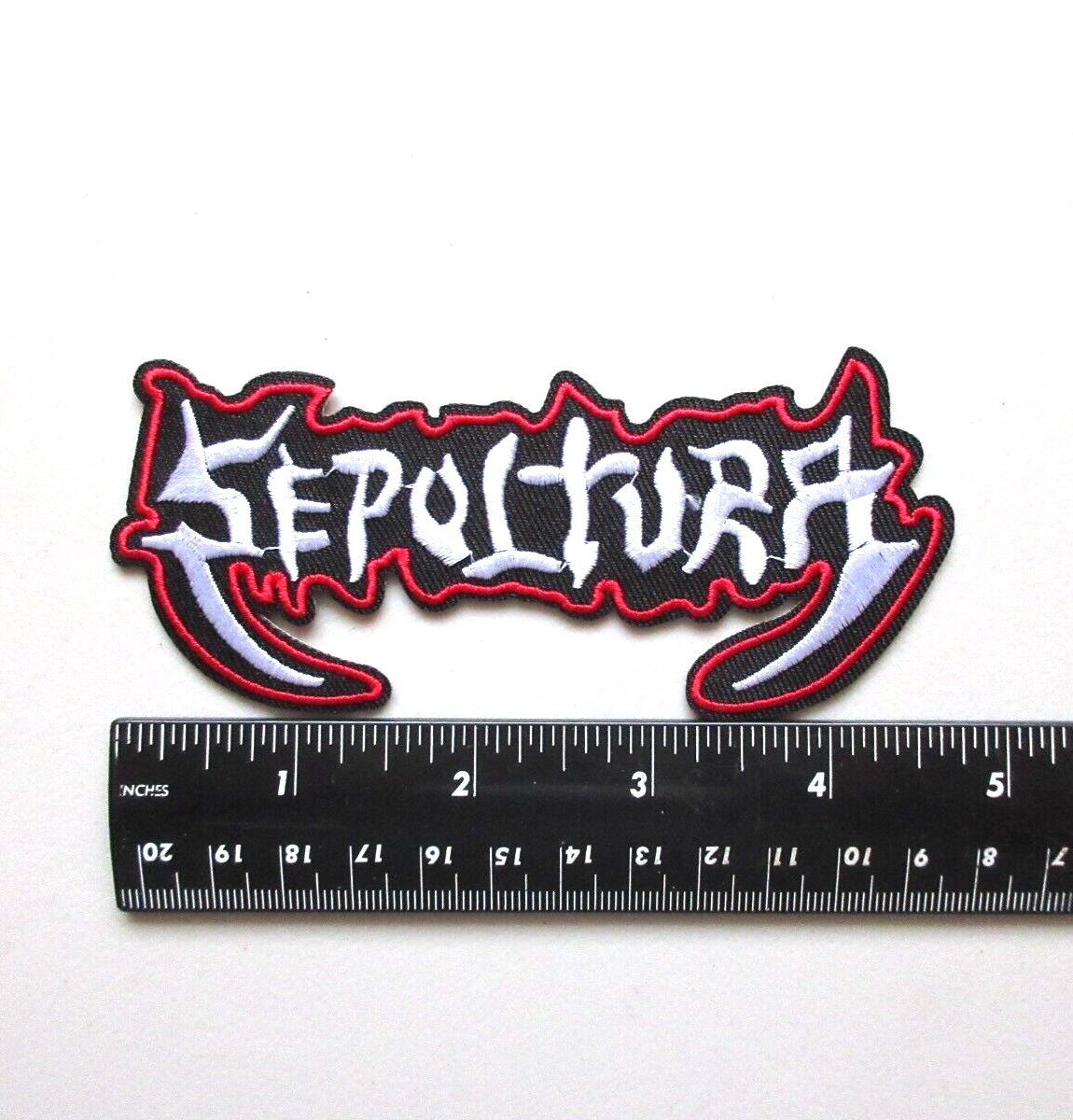 🔥SEPULTURA HEAVY METAL BAND MUSIC BATTLE VEST JACKET EMBROIDERED IRON ON PATCH