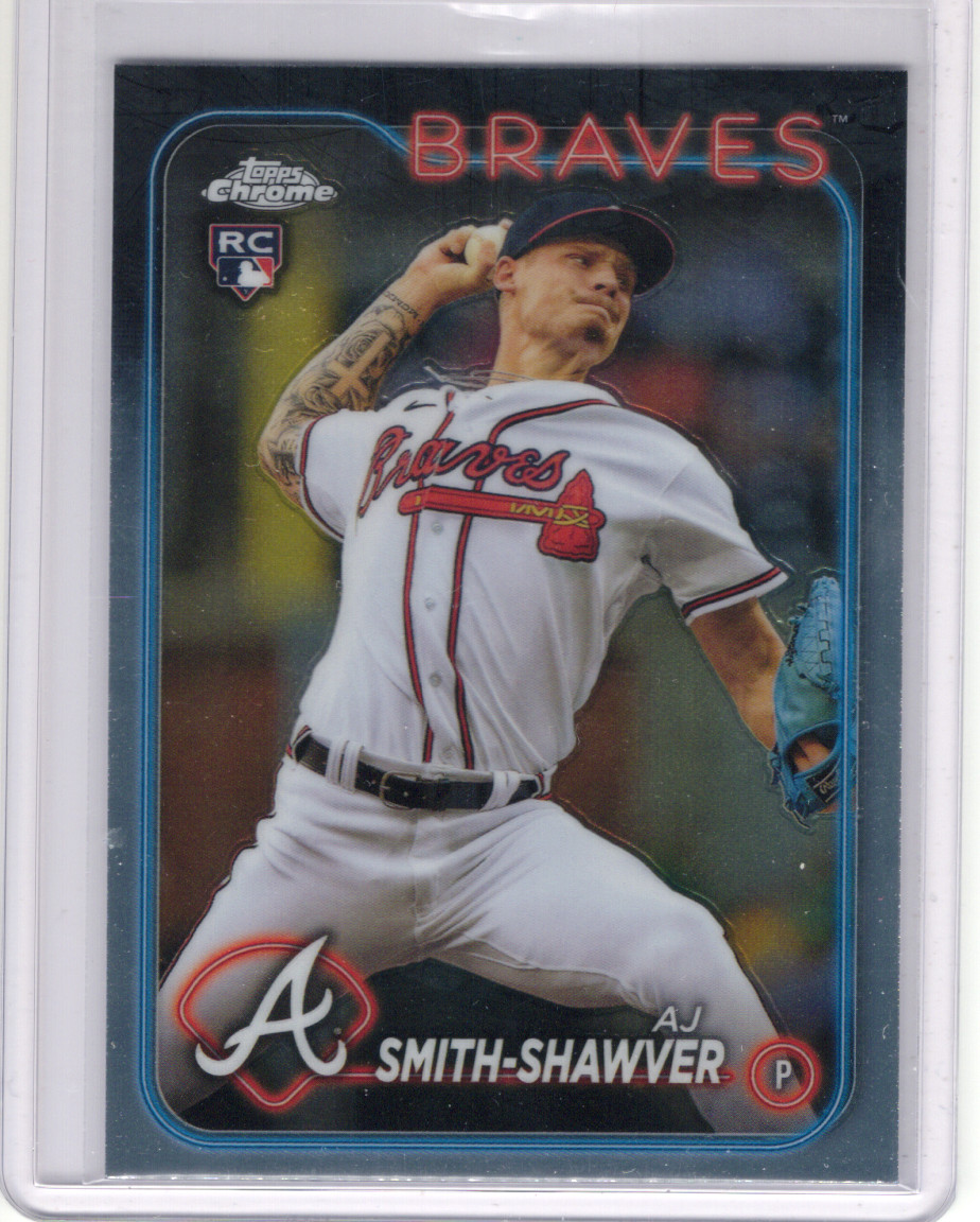 AJ Smith-Shawver 2024 Topps Chrome RC #19 Atlanta Braves