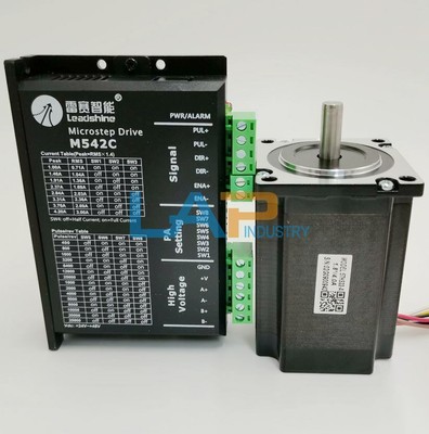 8-wire 57 Stepper Motor 57HS22-A   2.2NM With Two-phase Driver M542C Set #T9